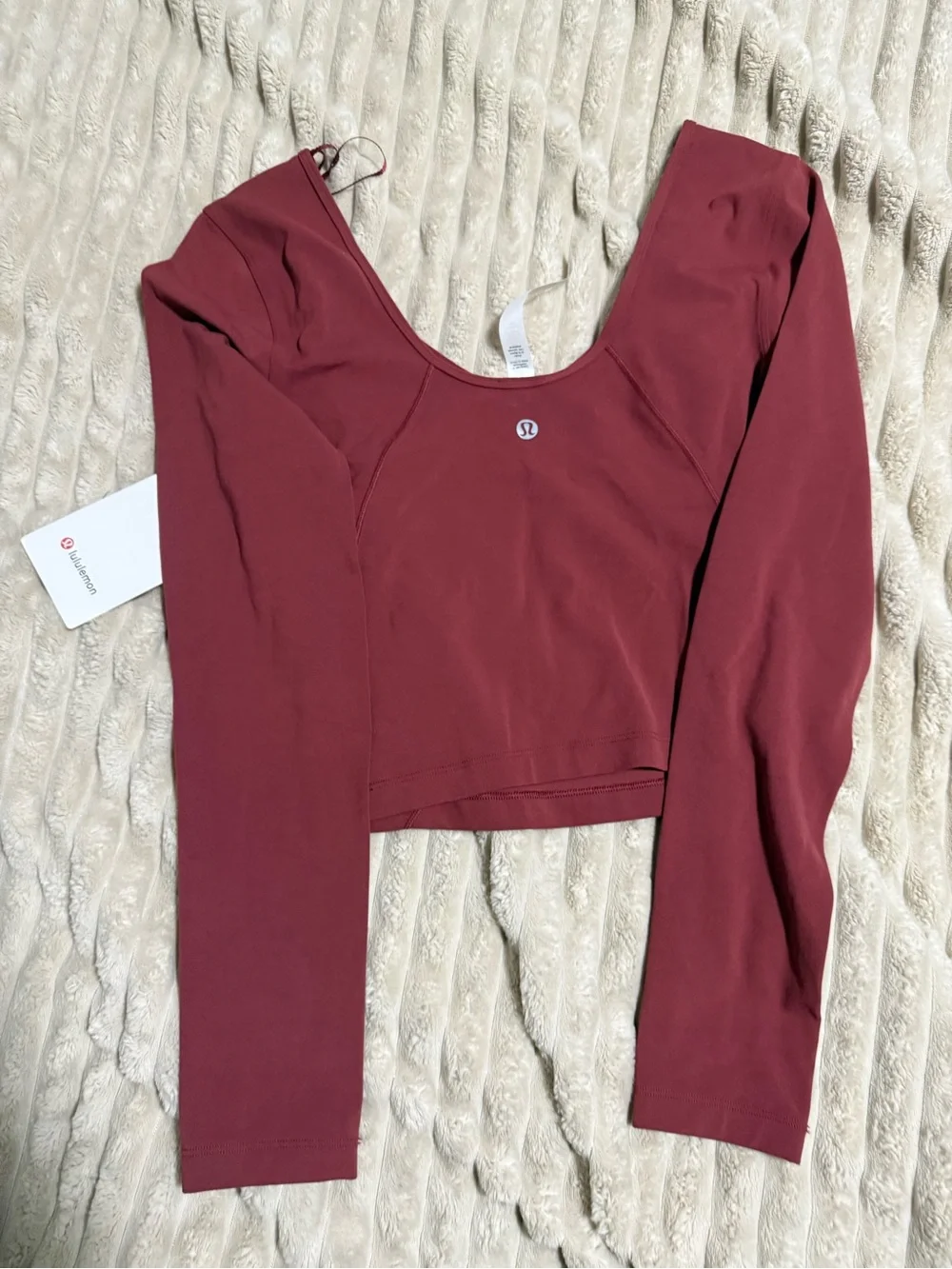 New lululemon V-Neck Crop Top